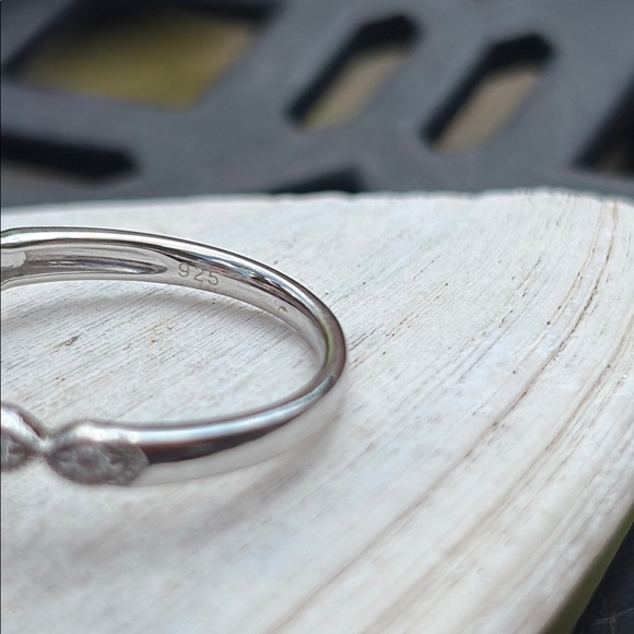 Pear Cut 1.25 tcw Genuine Pink Sapphire & Diamond Ring Sterling Silver Size 7 - Picture 8 of 15